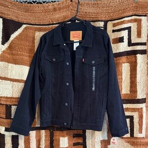 Levi's Midnight Black Denim Jacket